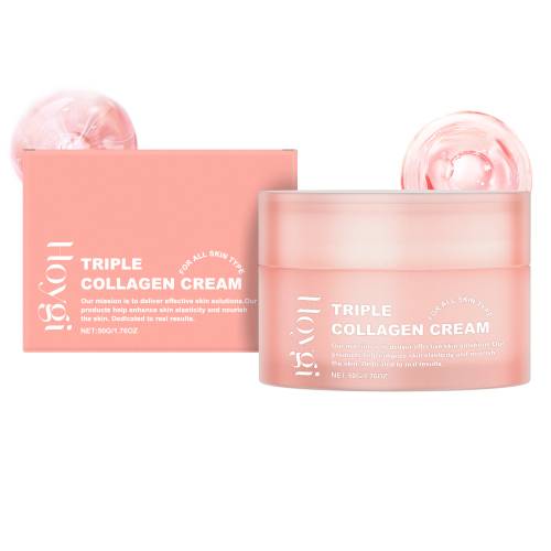 Hoygi Collagen Moisturizing Face Cream, Gentle Formula To Improve Dry Skin Hydrating Soft Smooth Facial Skin